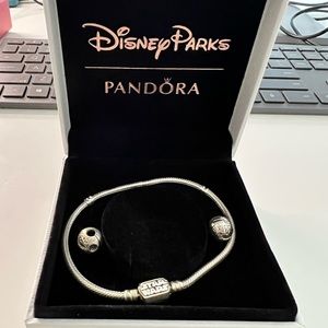 Pandora Star Wars bracelet and two clips